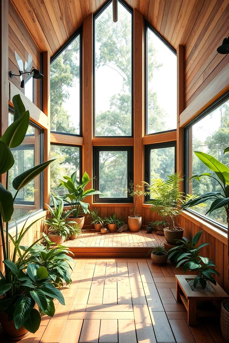 Outdoor Inspired Room with Natural Elements - 24 Content Creator Room Ideas