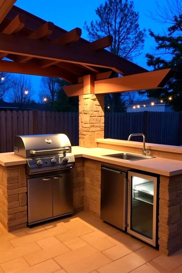 Outdoor Kitchen - 24 Backyard Decor Ideas