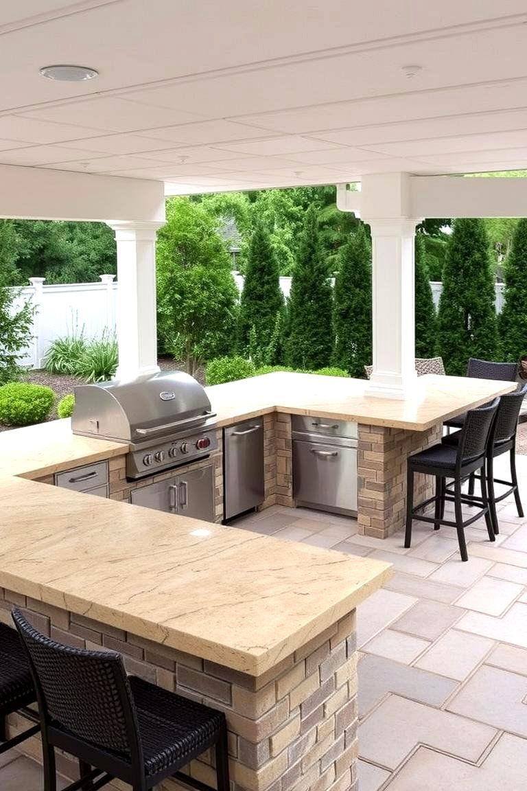 Outdoor Kitchen - 24 Outdoor Living Space Ideas