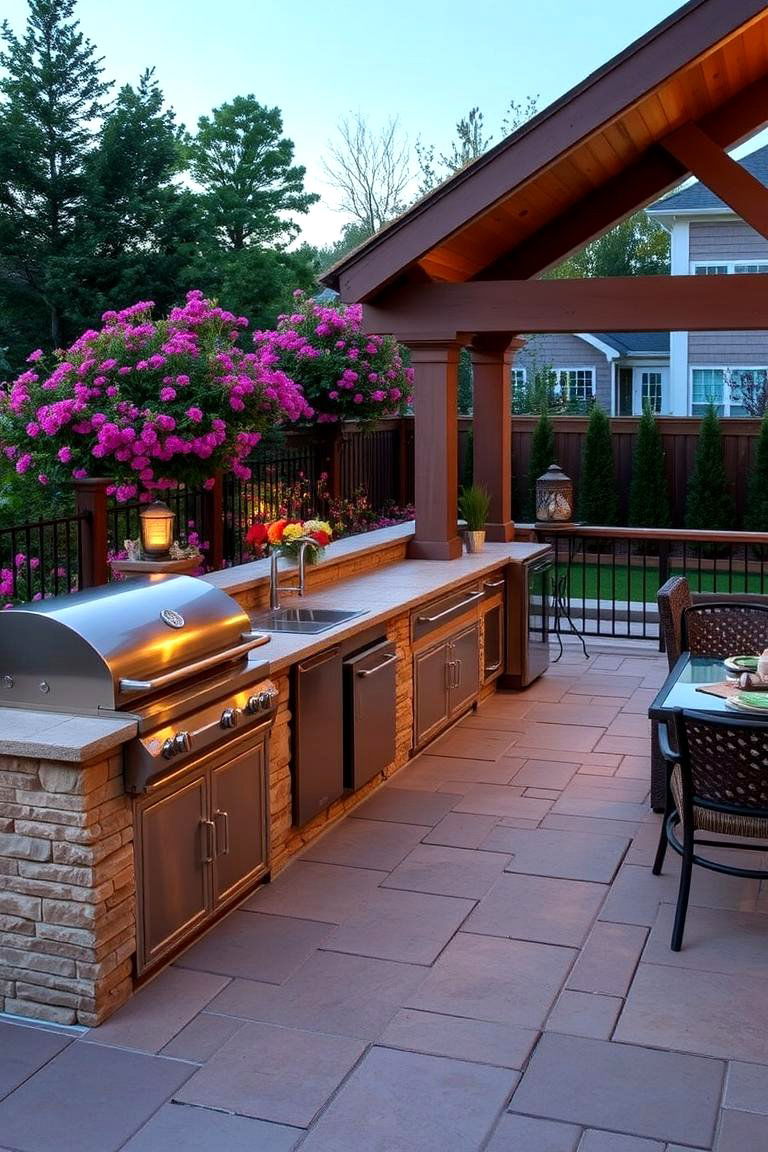 Outdoor Kitchen Deck - 24 Backyard Deck Ideas
