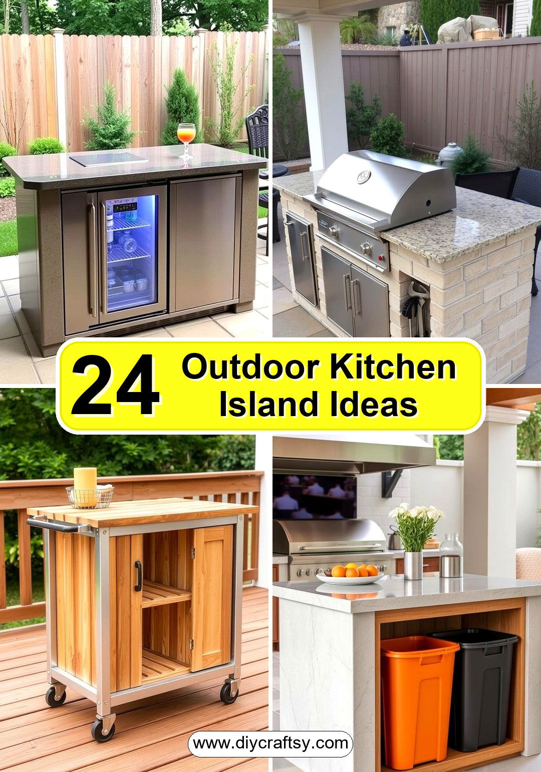 Outdoor Kitchen Island Ideas