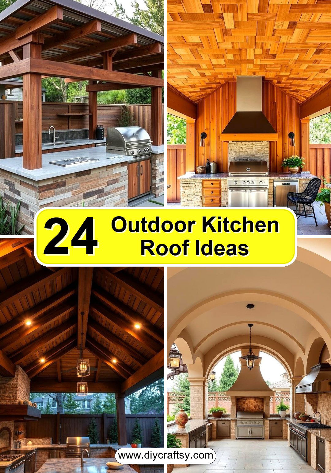 Outdoor Kitchen Roof Ideas