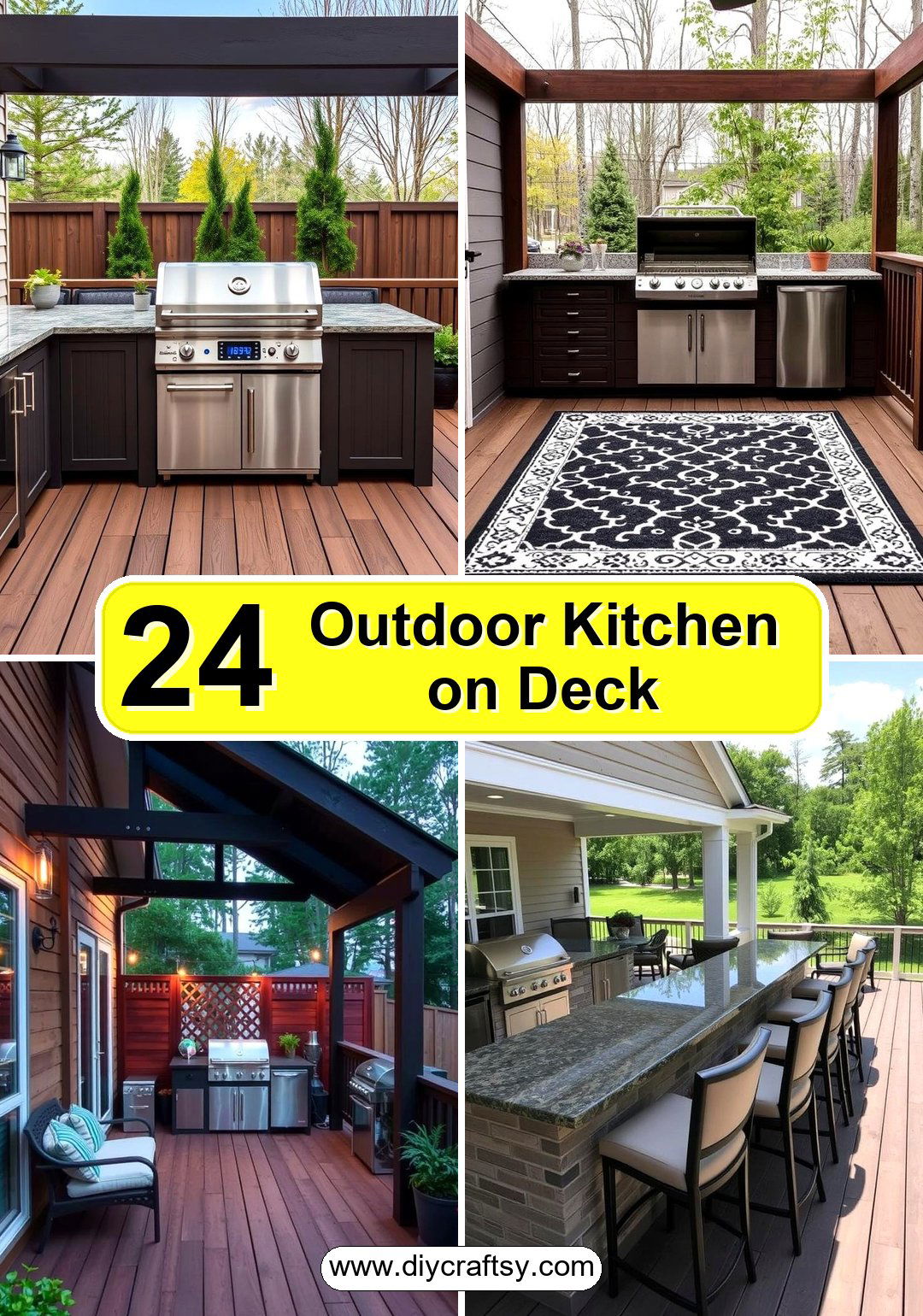 Outdoor Kitchen on Deck
