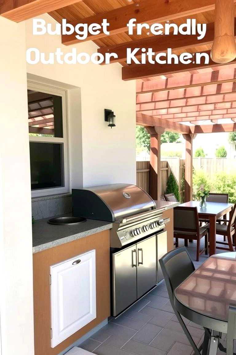 Outdoor Kitchen on a Budget - 24 Backyard Deck Ideas on a Budget