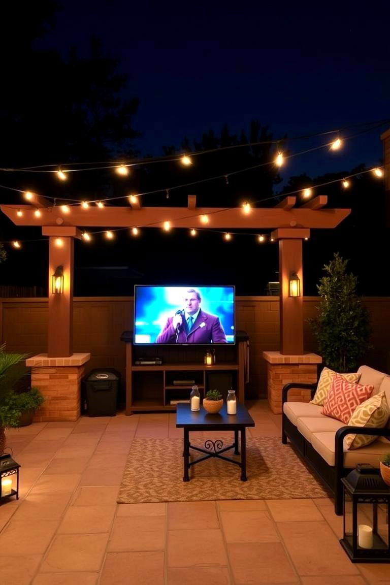 Outdoor Lighting to Set the Mood - 24 Outdoor Tv Ideas