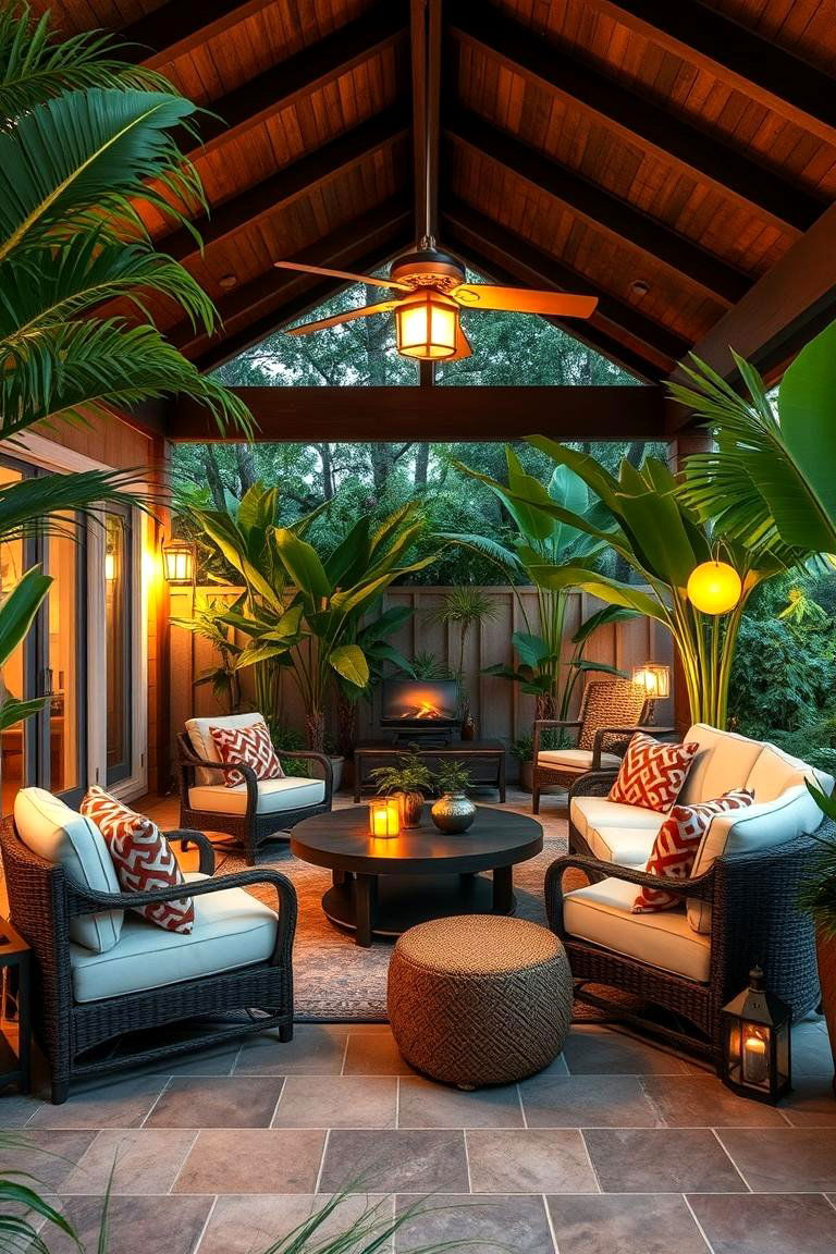 Outdoor Living Room Oasis - 24 South Florida Landscaping Ideas