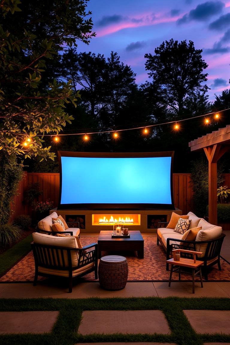 Outdoor Media Retreat - 24 Media Room Ideas