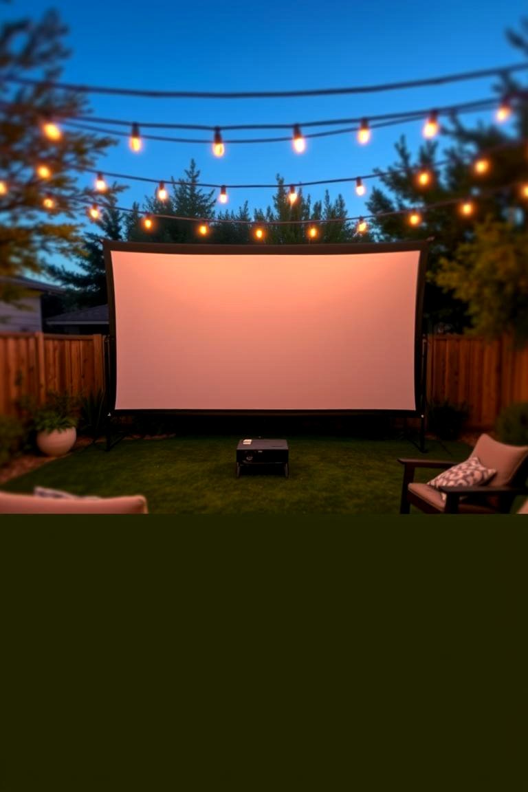 Outdoor Movie Theater - 24 Arizona Backyard Ideas