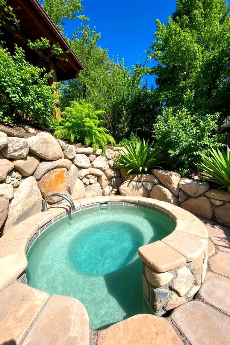 Outdoor Oasis Drop In Tub - 24 Drop in Tub Ideas