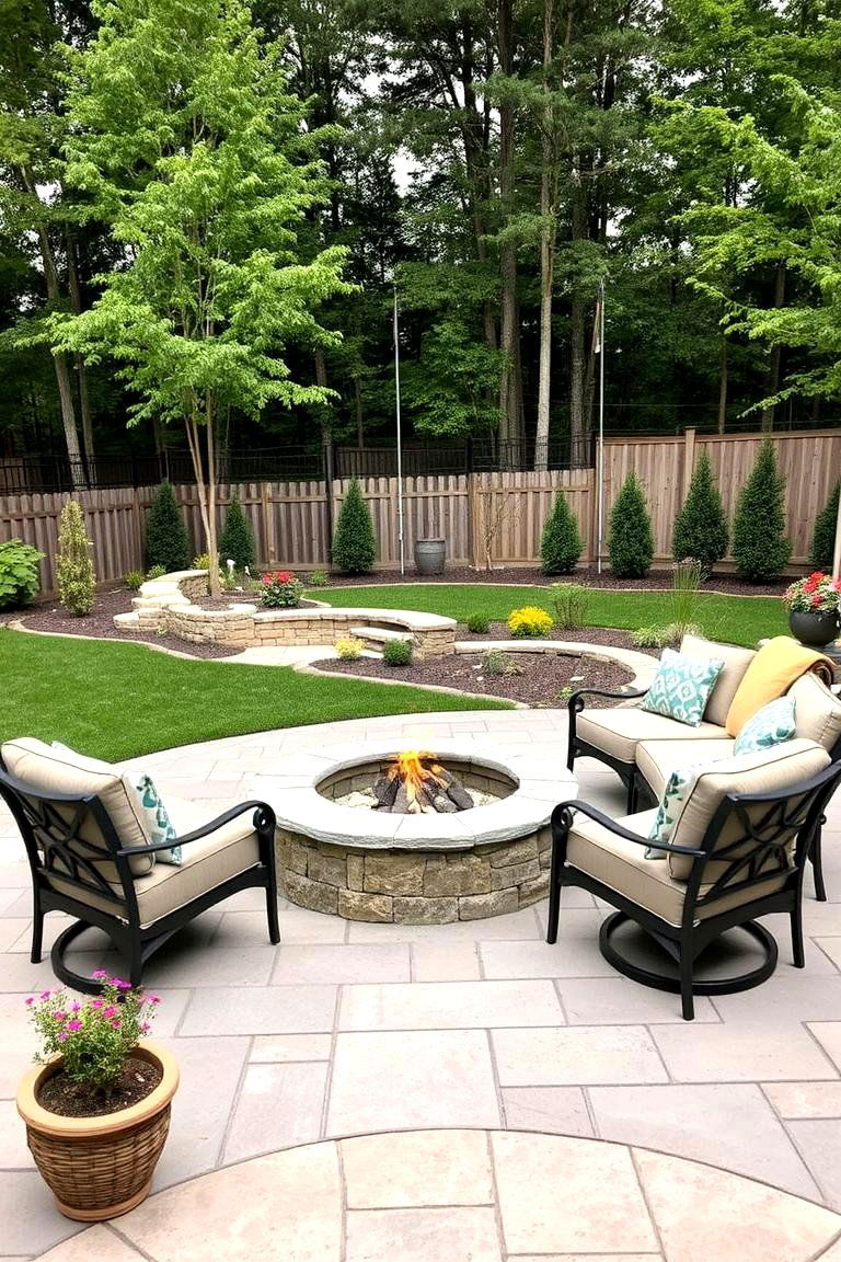 Outdoor Off Center Fire Pit - 24 Off-center Fireplace Ideas