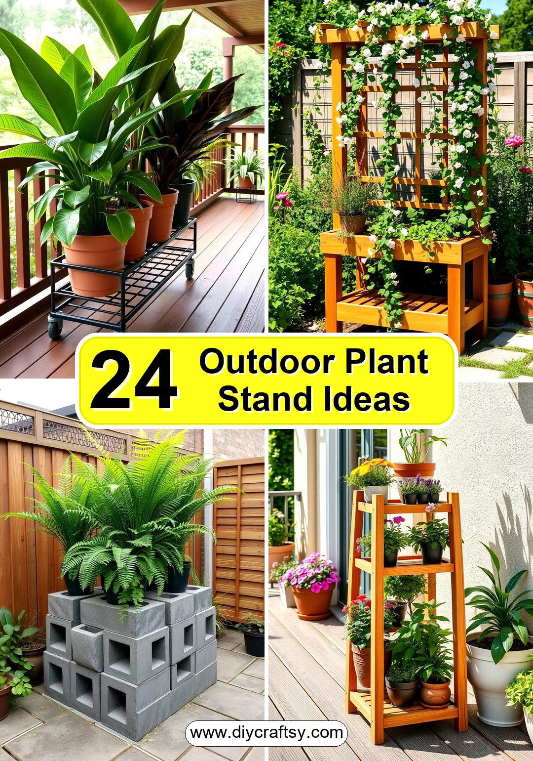 Outdoor Plant Stand Ideas