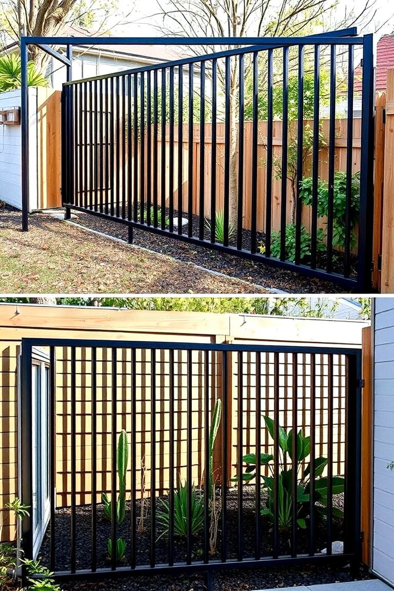 Outdoor Privacy Screen Fence - 24 Backyard Fence Ideas