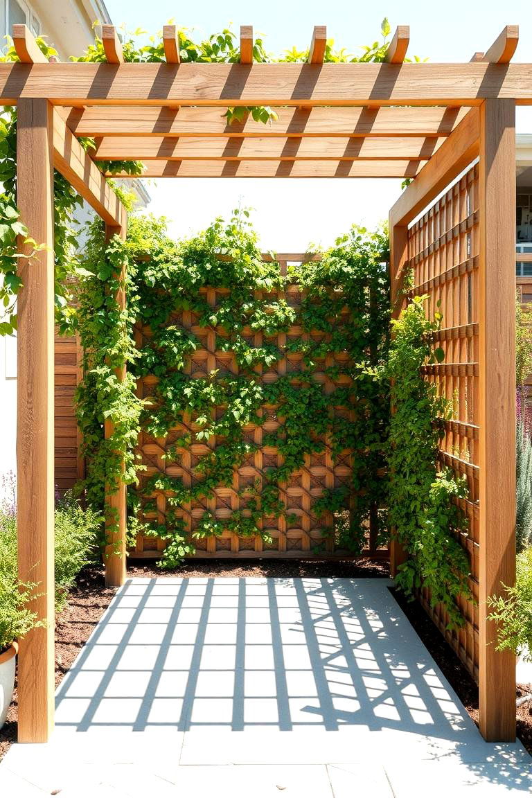 Outdoor Privacy Trellis - 24 Trellis Ideas