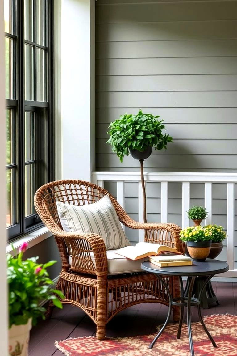 Outdoor Reading Retreat - 24 Side Porch Ideas