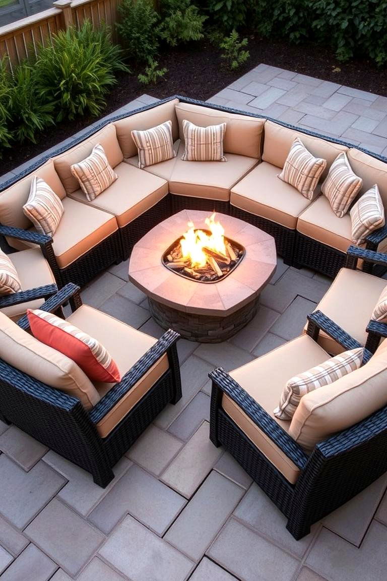 Outdoor Sectional Seating - 24 Fire Pit Chair Ideas
