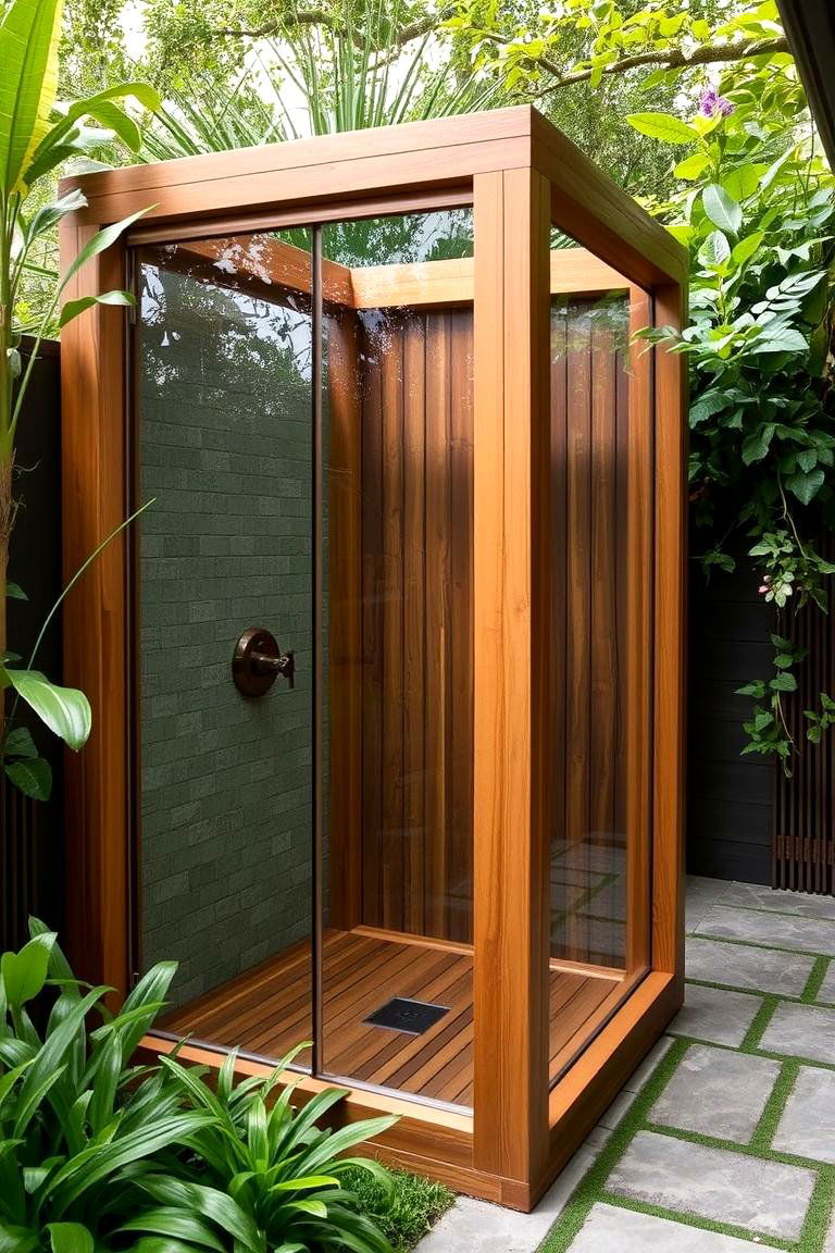 Outdoor Showers - 24 Beach House Decor Ideas