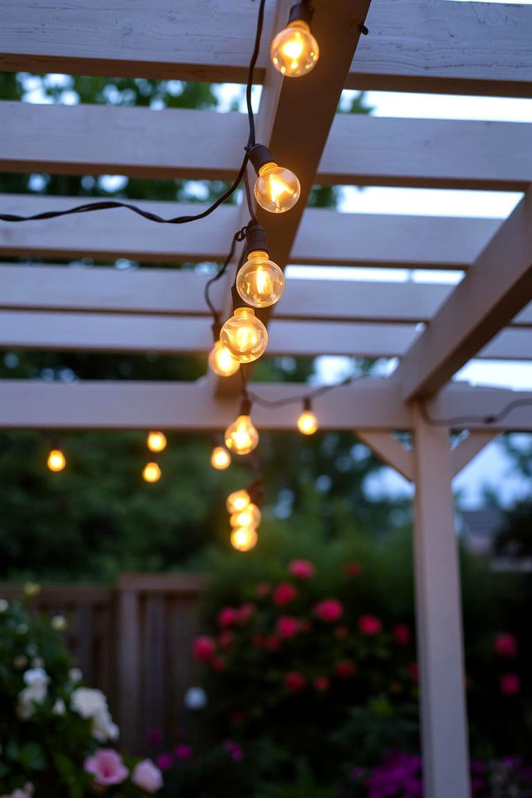 Outdoor String Lights - 24 Garden Decor Ideas