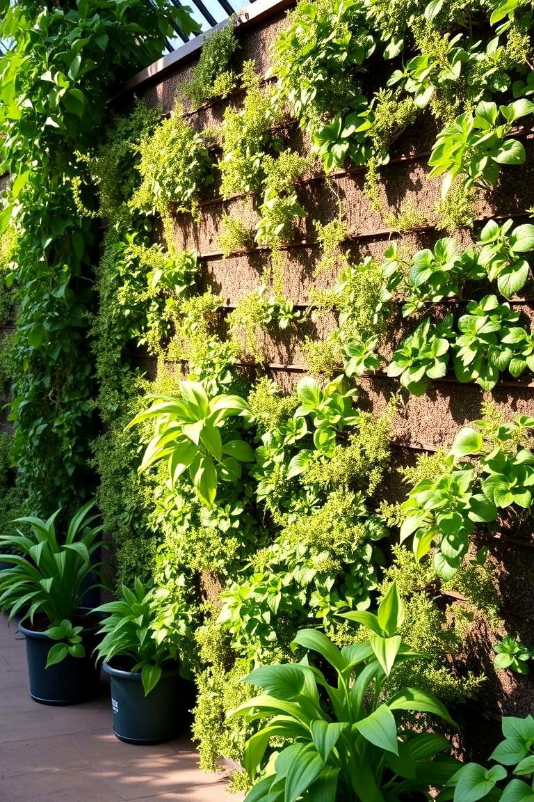 Outdoor Vertical Green Walls - 24 Vertical Garden Ideas