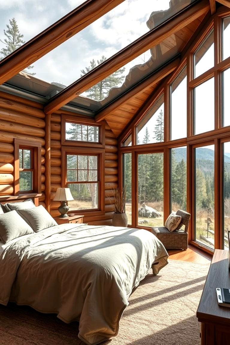 Outdoor Views Integration - 24 Cabin Bedroom Ideas