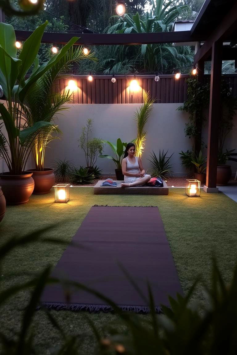 Outdoor Yoga Area - 24 Backyard Ideas