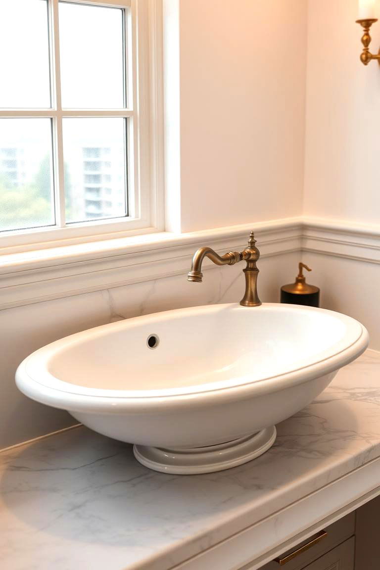 Oval Sink - 24 Bathroom Sink Ideas
