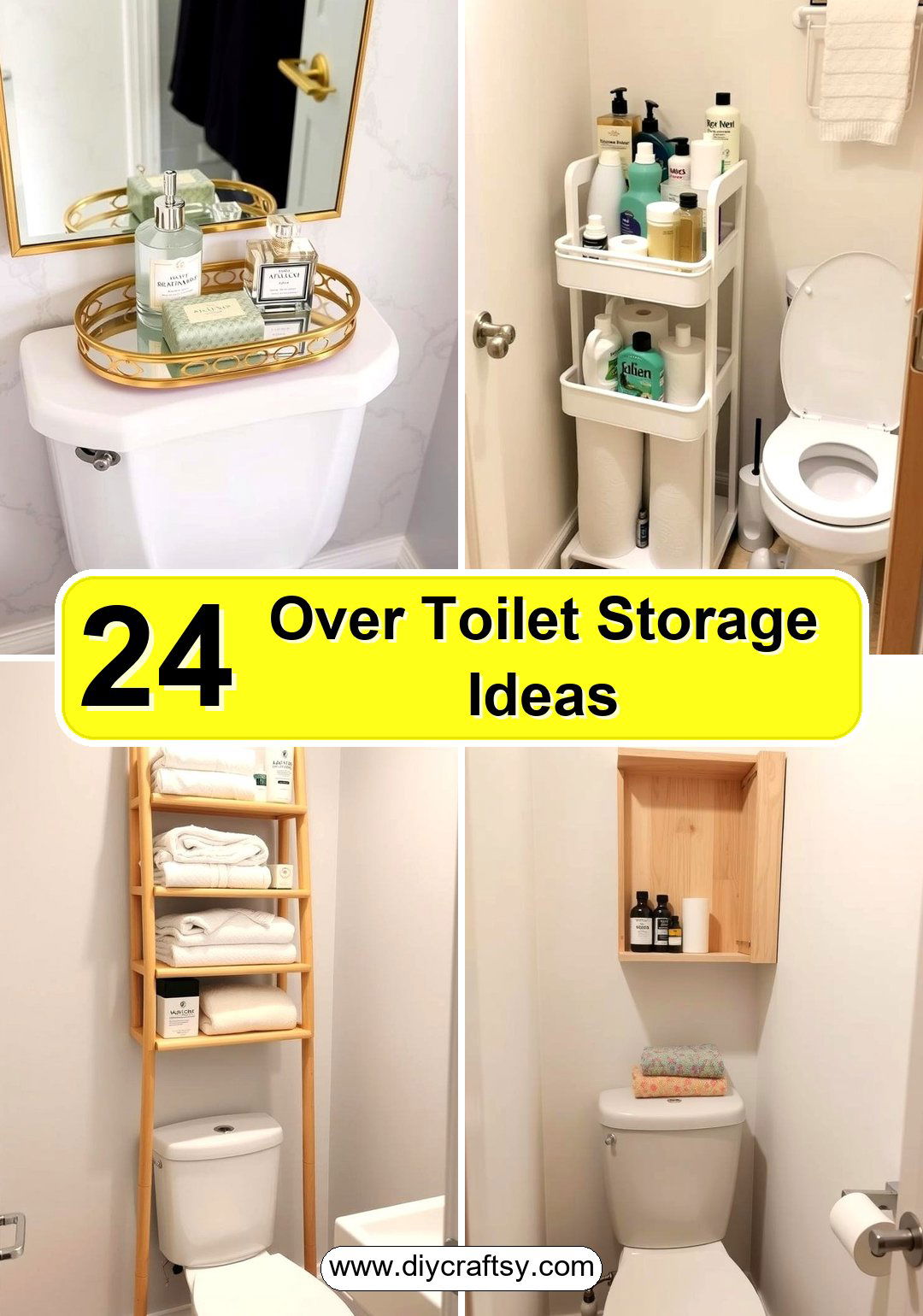 Over Toilet Storage Ideas