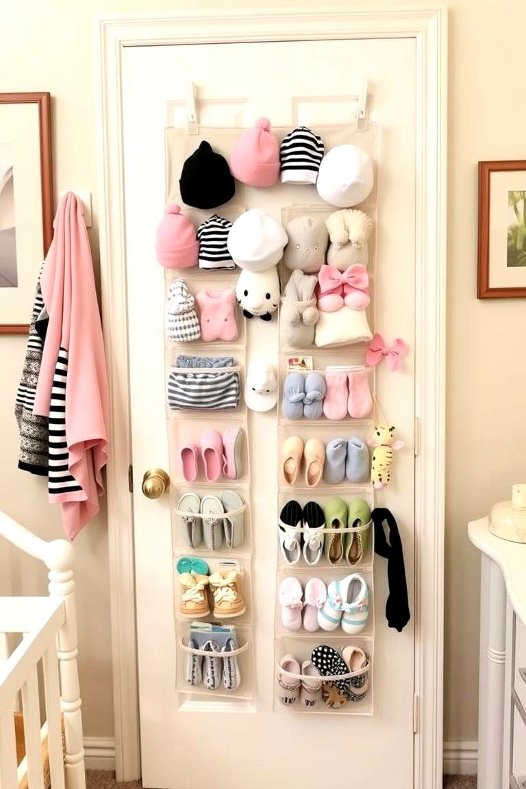 Over the Door Organizers - 24 Nursery Closet Ideas