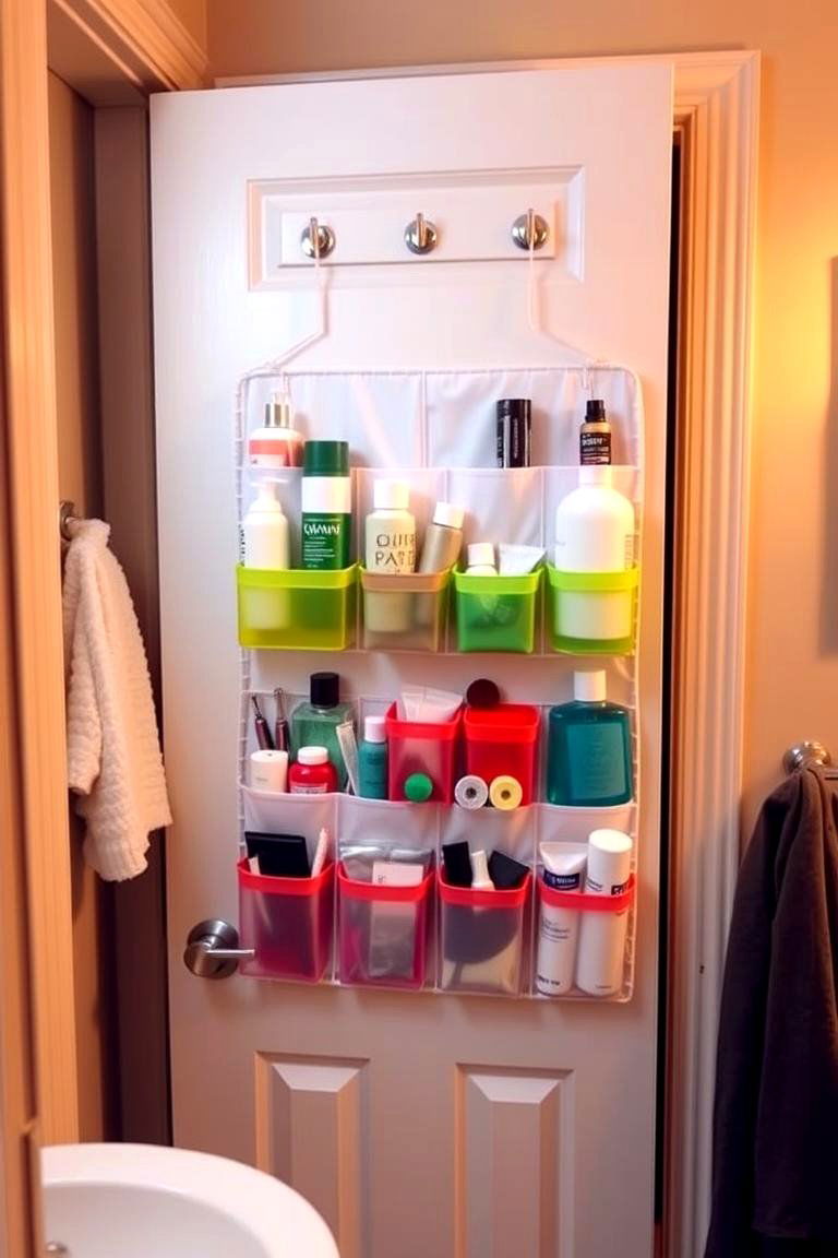 Over the Door Organizers - 24 Small Bathroom Storage Ideas