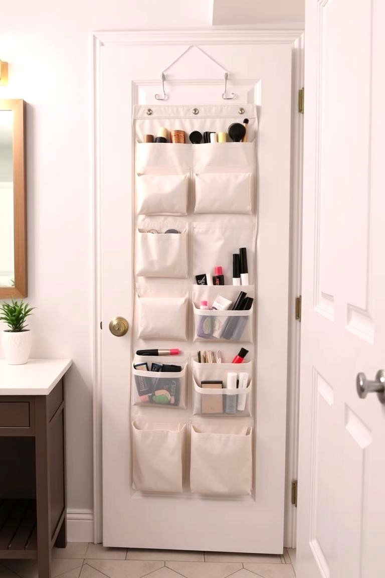 Over the Door Organizers for Vanities - 24 vanity organization ideas