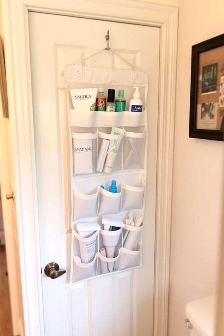Over the Door Organizers for Vertical Storage - 24 Tiny House Storage Ideas
