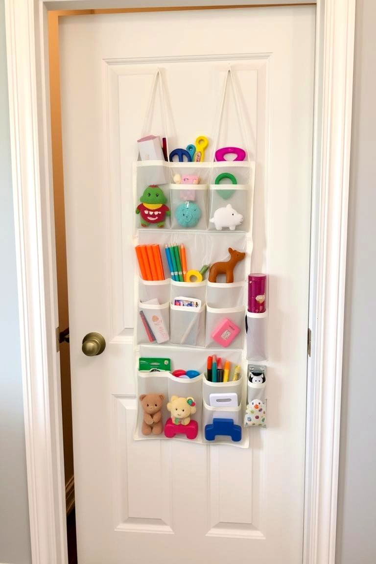 Over the Door Organizers with Pockets - 24 Toy Storage Ideas