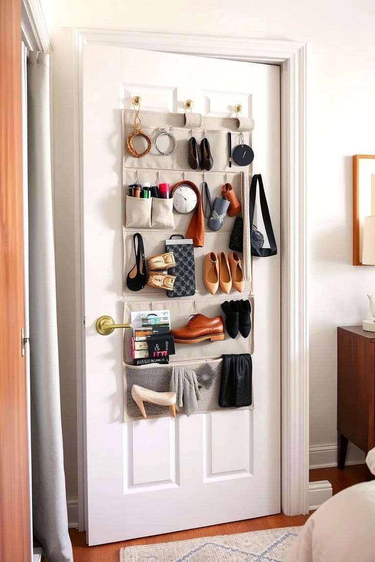 Over the Door Organizers - 24 Bedroom Storage Ideas