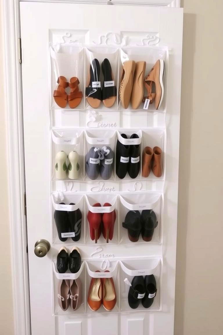 Over the Door Shoe Rack - 24 Entryway Shoe Storage Ideas