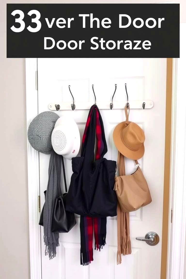 Over the Door Storage Solutions - 24 Entry Closet Ideas