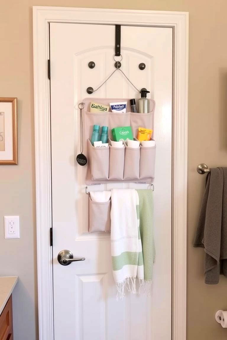 Over the Door Storage Solutions - 24 Bathroom Cabinet Organizing Ideas
