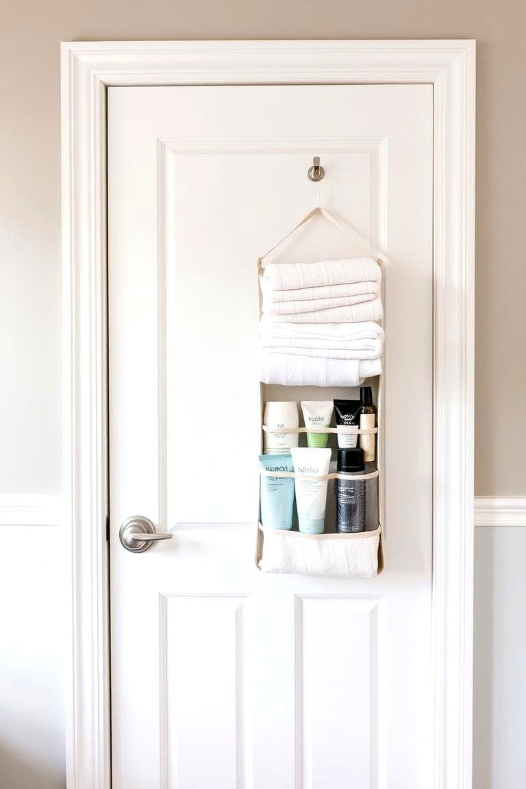 Over the Door Storage - 24 Bathroom Storage Ideas