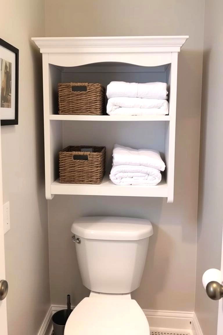Over the Toilet Storage Units - 24 Shower Storage Ideas