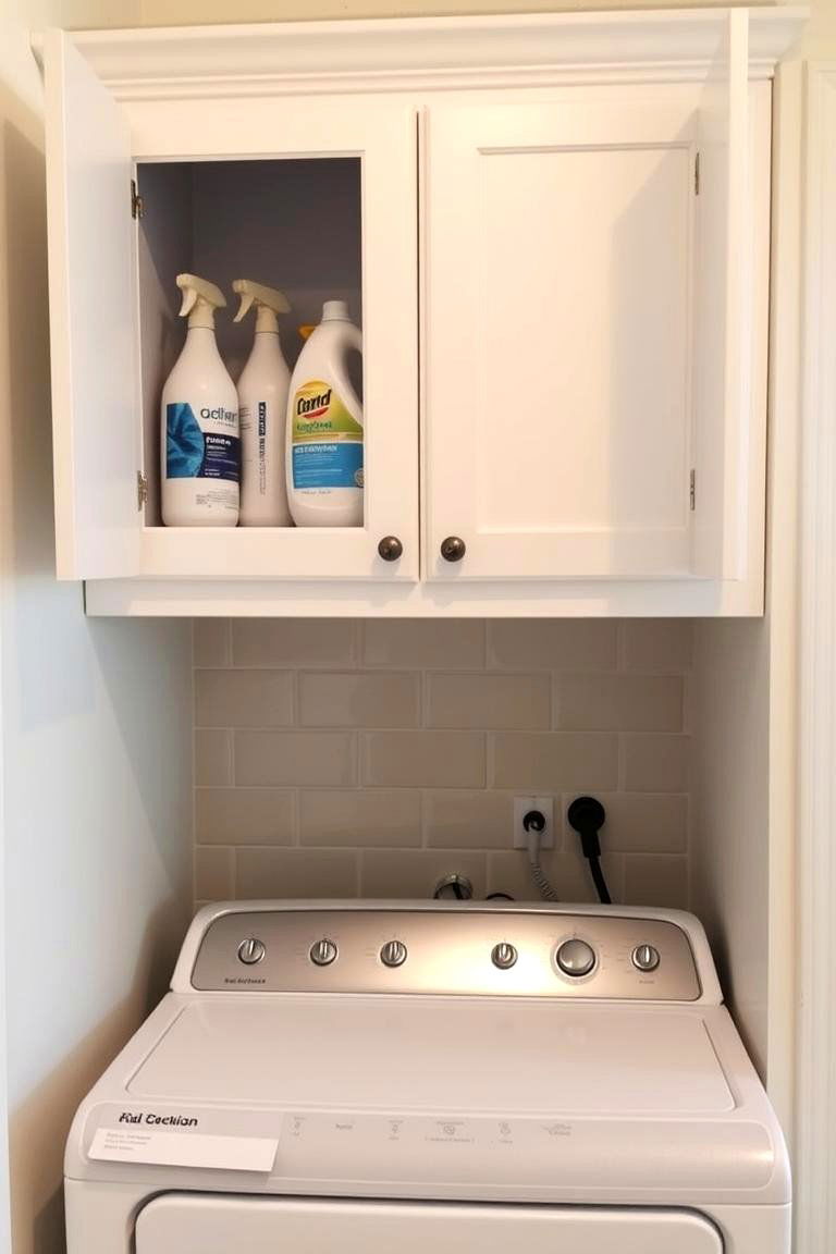 Overhead Cabinets to Utilize Vertical Space - 24 Laundry Room Cabinet Ideas