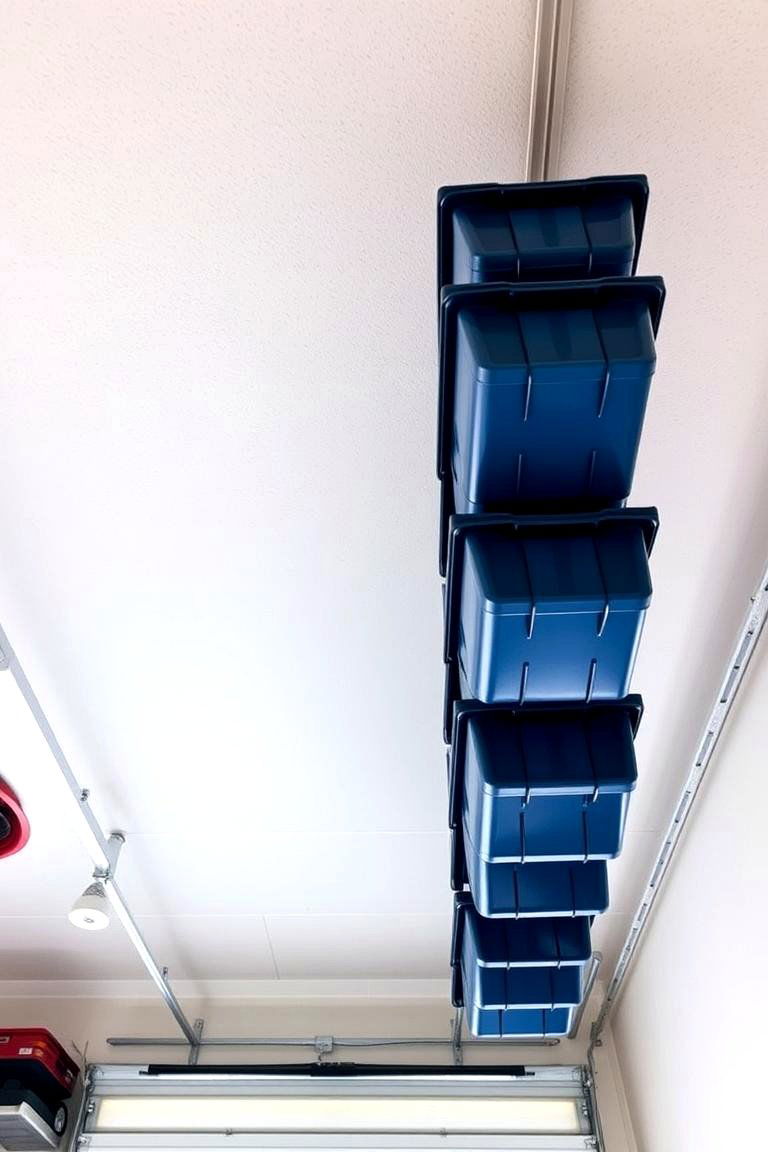Overhead Garage Storage - 24 Lego Storage Ideas