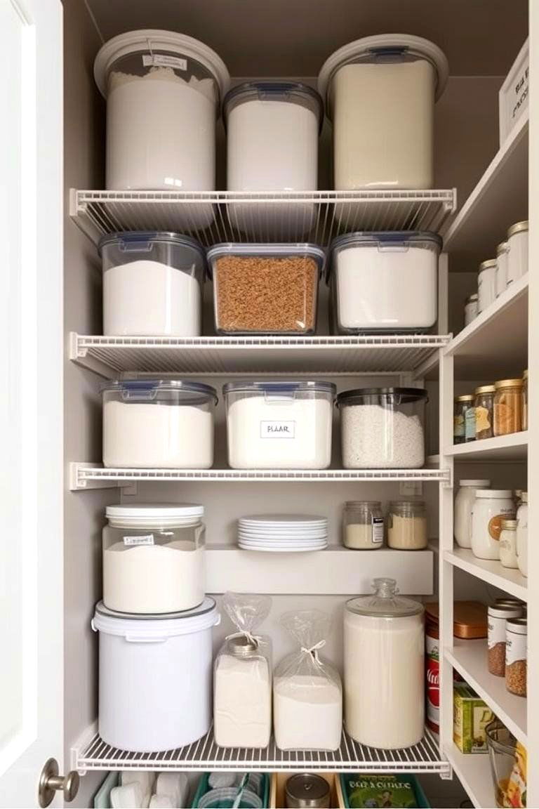 Overhead Storage for Larger Items - 24 Kitchen Pantry Ideas
