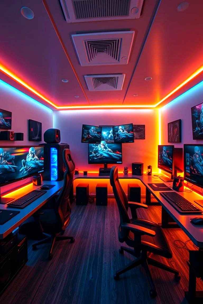 PC Gaming Sanctuary - 24 Video Game Room Ideas