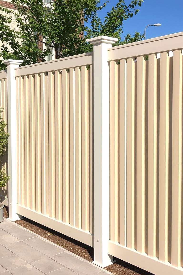 PVC Fencing Panels - 24 Temporary Fence Ideas