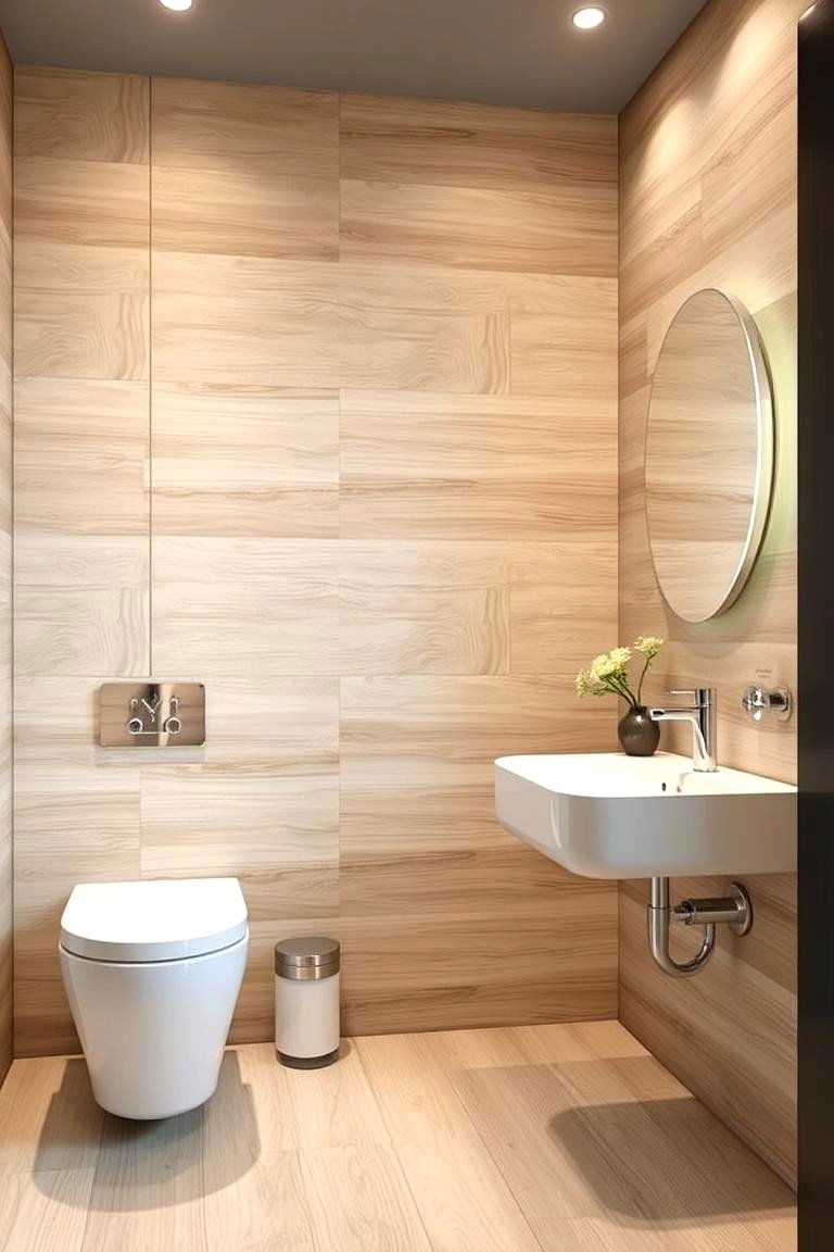 PVC Panels for Budget Friendly Durability - 24 Bathroom Wall Paneling Ideas