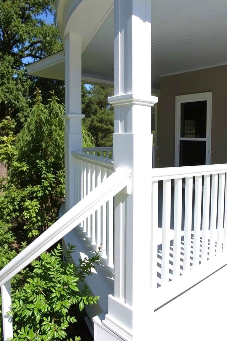 PVC Railings - 24 Porch Railing Ideas