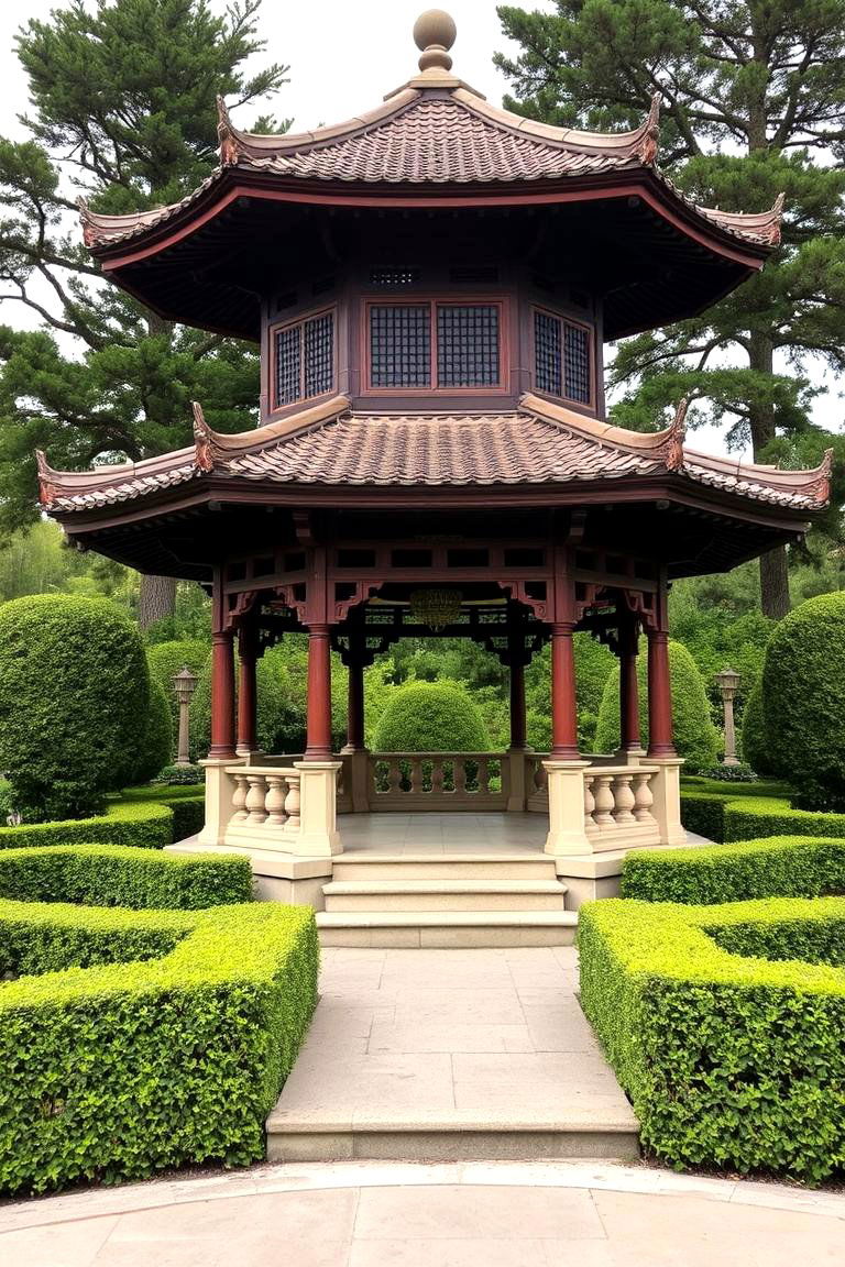 Pagoda Garden - 24 Asian Landscaping Ideas