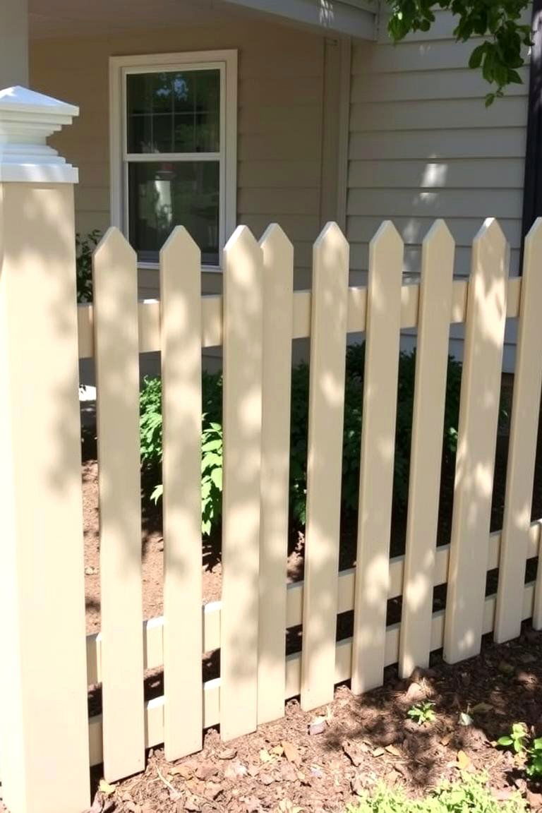 Paint or Stain the Fence - 24 Curb Appeal Ideas