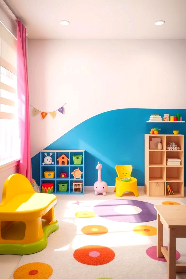 Painted Accent Half Wall - 24 Half Wall Ideas