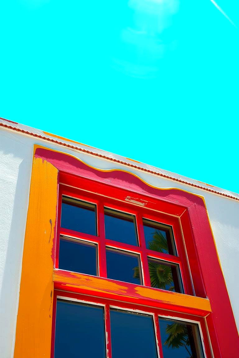 Painted Accent Trim Brilliance - 24 Exterior Window Trim Ideas