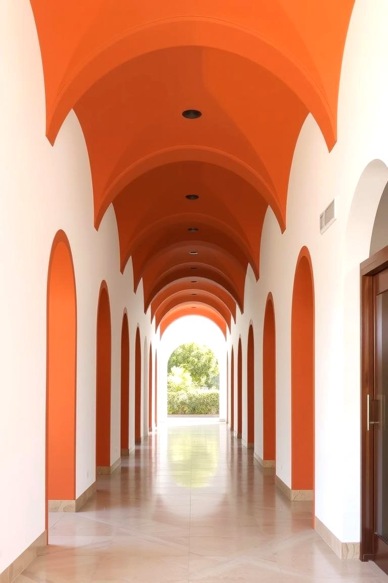 Painted Arches - 24 Geometric Accent Wall Ideas