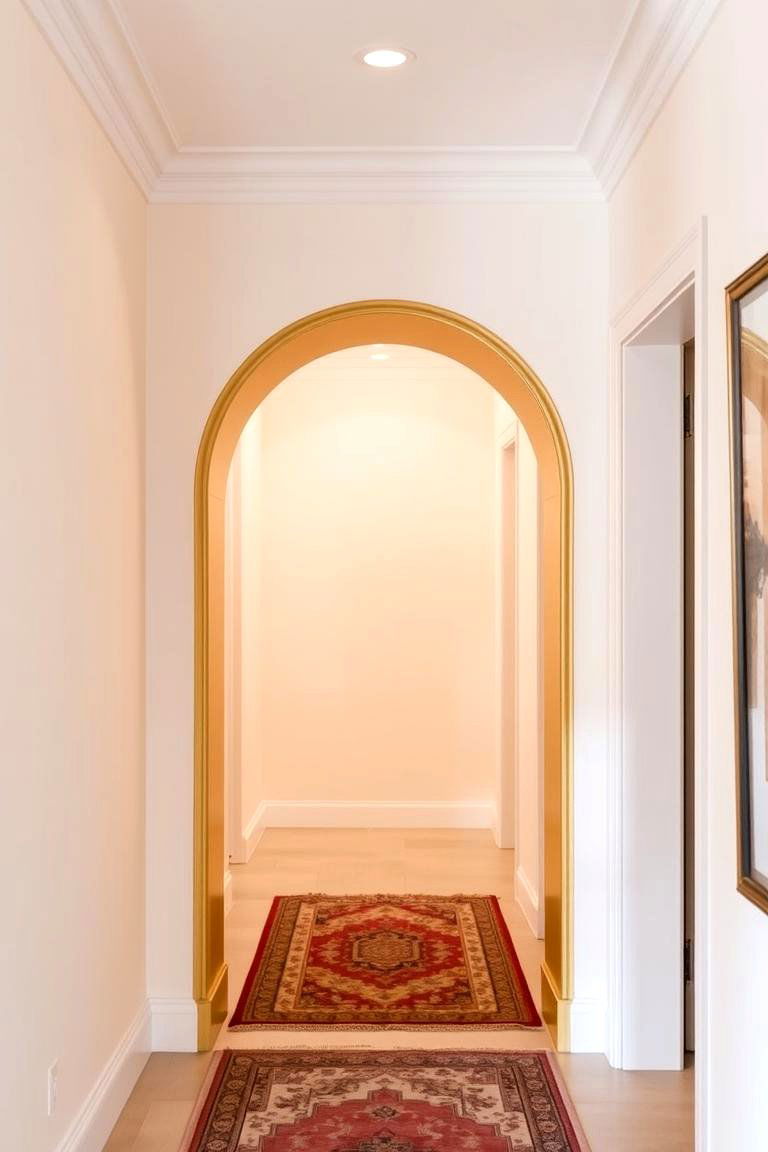 Painted Archway for a Grand Entrance - 24 Two Tone Wall Paint Ideas